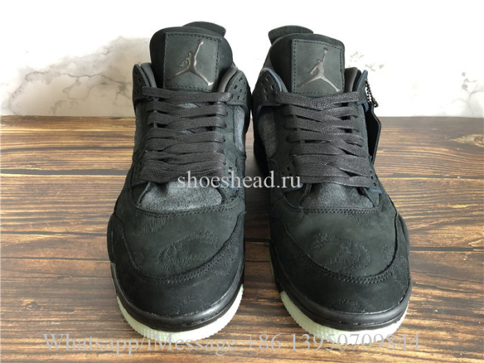 Kaws x Air Jordan 4 Retro Black