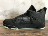 Kaws x Air Jordan 4 Retro Black