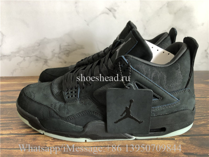 Kaws x Air Jordan 4 Retro Black