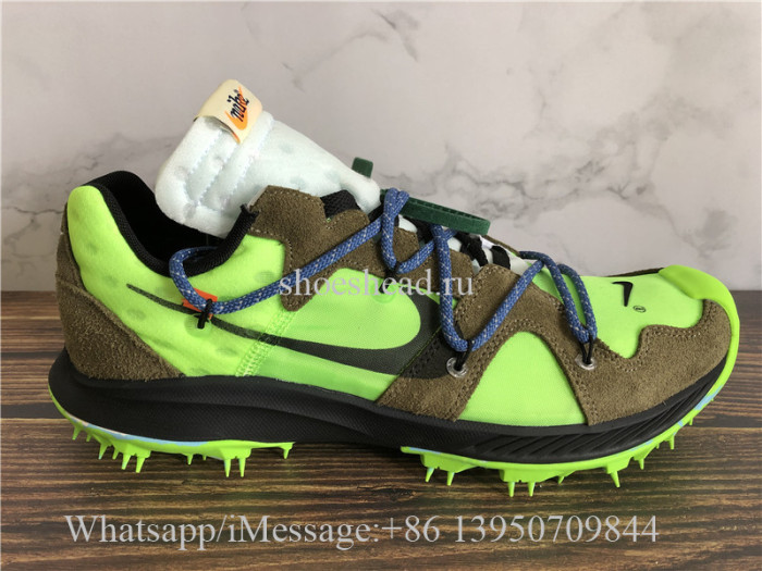 Final Version OFF-WHITE x Nike Zoom Terra Kiger 5 Electric Green