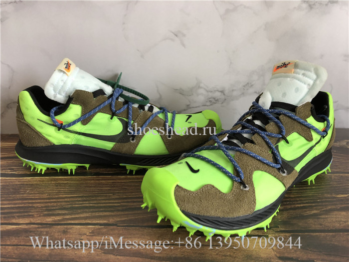 Final Version OFF-WHITE x Nike Zoom Terra Kiger 5 Electric Green