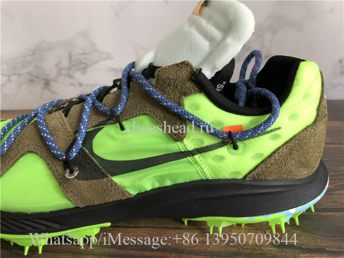 Final Version OFF-WHITE x Nike Zoom Terra Kiger 5 Electric Green