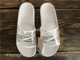 Trendsetter Off White x Nike Benassi Casual Slipper White