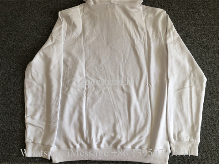 Saint Laurent White Sweat Hoodie
