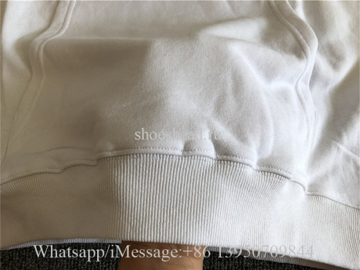 Saint Laurent White Sweat Hoodie