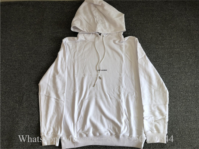 Saint Laurent White Sweat Hoodie