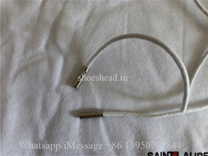 Saint Laurent White Sweat Hoodie