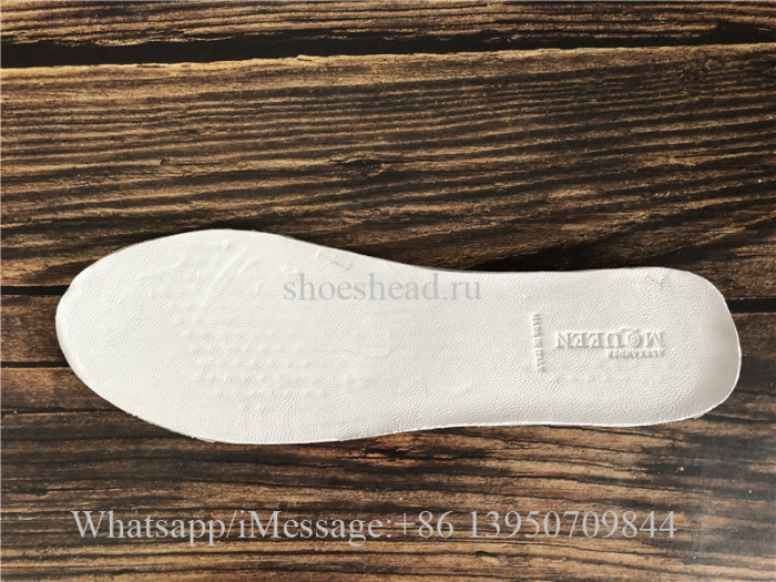 Alexander McQueen Oversized Sneaker White Green Suede