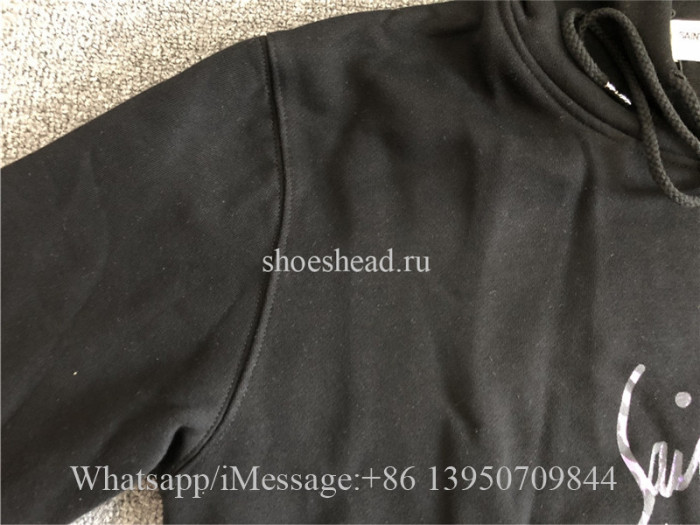 Saint Laurent Black Hoodie