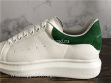 Alexander McQueen Oversized Sneaker White Green Suede