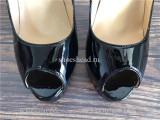 Christian Louboutin Bianca Black Patent Pumps