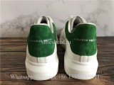 Alexander McQueen Oversized Sneaker White Green Suede