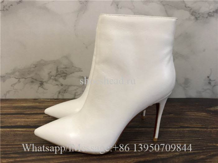 Christian Louboutin High Boots White