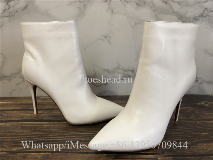 Christian Louboutin High Boots White
