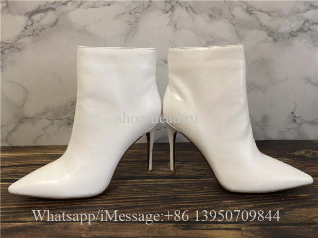 Christian Louboutin High Boots White