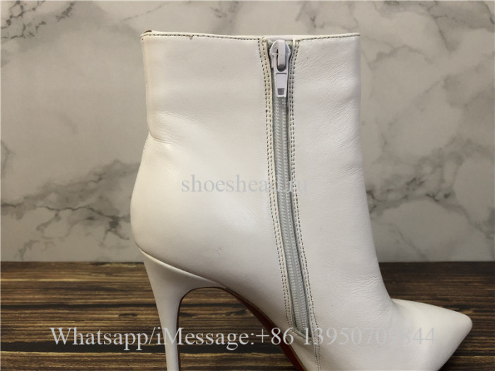 Christian Louboutin High Boots White