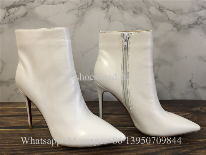 Christian Louboutin High Boots White