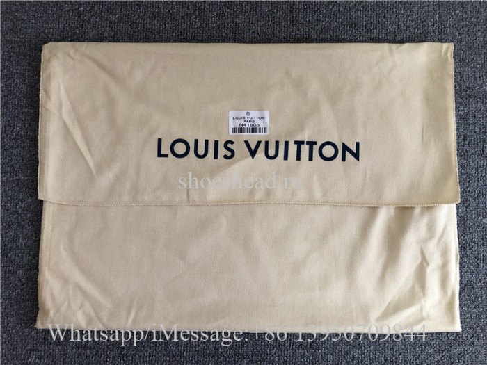 Original Louis Vuitton Damier Azur Bag Neo Neverfull GM Rose Ballerine