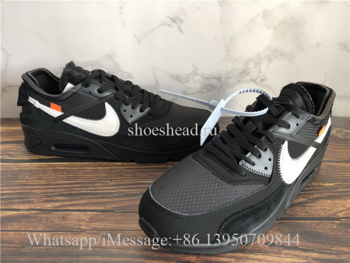 Off White x Nike Air Max 90 OG Black
