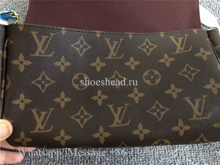Original Louis Vuitton Favorite Monogram With Accessories MM Brown Shoulder Bag