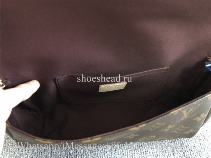 Original Louis Vuitton Favorite Monogram With Accessories MM Brown Shoulder Bag