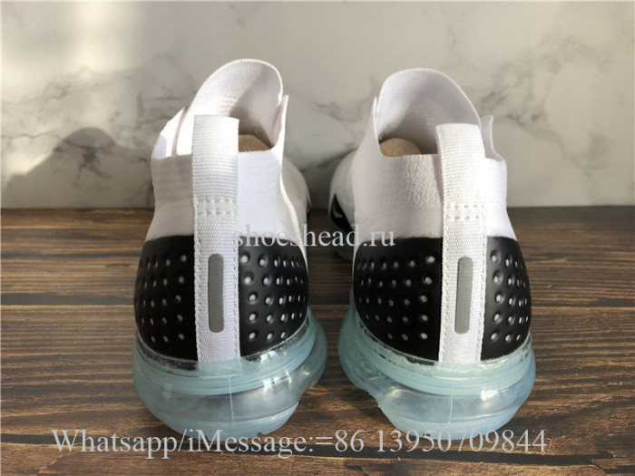 Nike Air VaporMax Flyknit 2 White Black Nike Logo