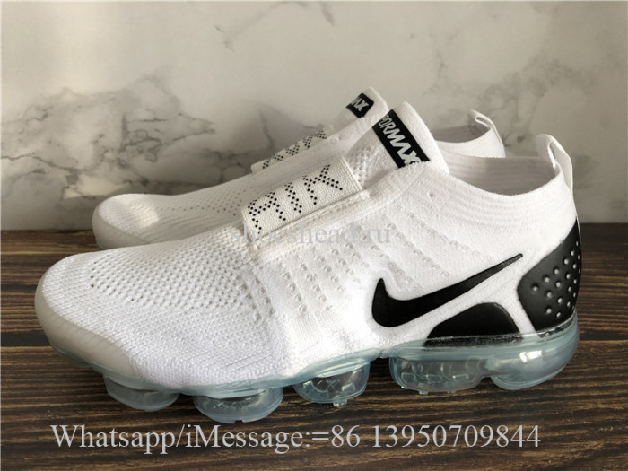 Nike Air VaporMax Flyknit 2 White Black Nike Logo