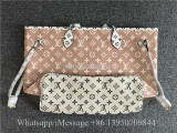 Louis Vuitton Neverfull Monogram Giant MM Khaki Green Beige Lining