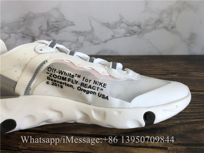Off-White x Nike React Element 87 White