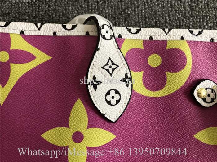 Louis Vuitton Giant Monogram Neverfull MM M44588 Pink Lilac