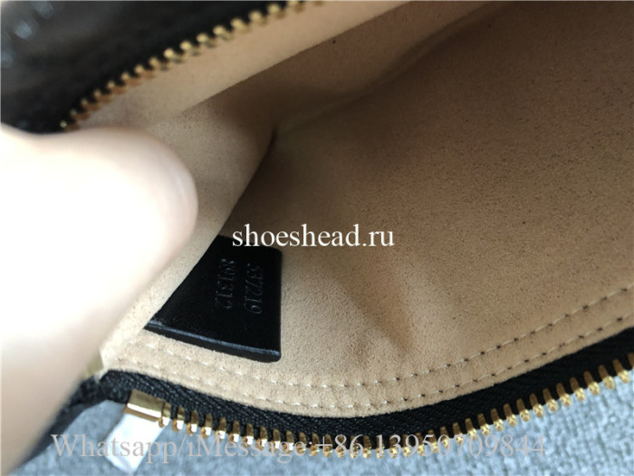 Original Gucci Rajah Large Embellished Leather Tote Black Bag