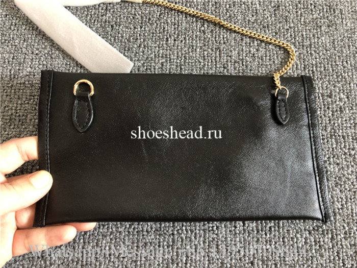 Original Gucci Rajah Large Embellished Leather Tote Black Bag