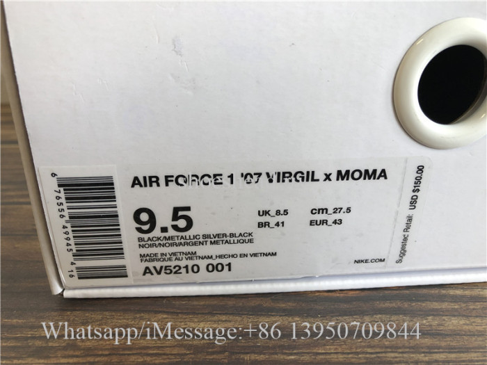 Super Quality Off White x Nike Air Force 1 '07 Virgil Moma