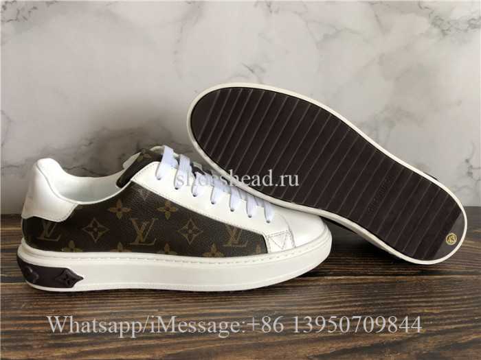 Louis Vuitton Low Top Sneaker Brown White