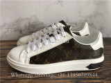 Louis Vuitton Low Top Sneaker Brown White