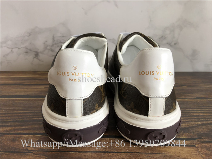 Louis Vuitton Low Top Sneaker Brown White