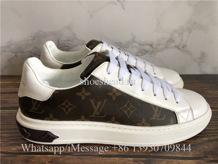 Louis Vuitton Low Top Sneaker Brown White