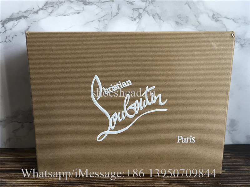 Christian Louboutin Spike Flat Low Top Sneaker Black Suede