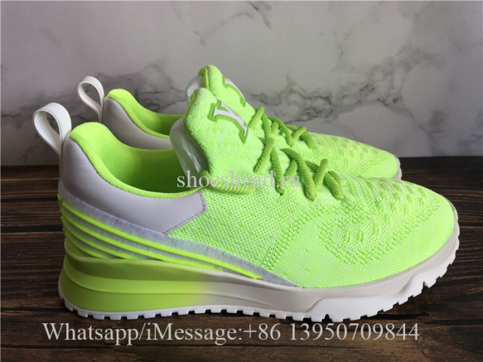Louis Vuitton Flyknit Sneaker Neon Green LV V.N.R
