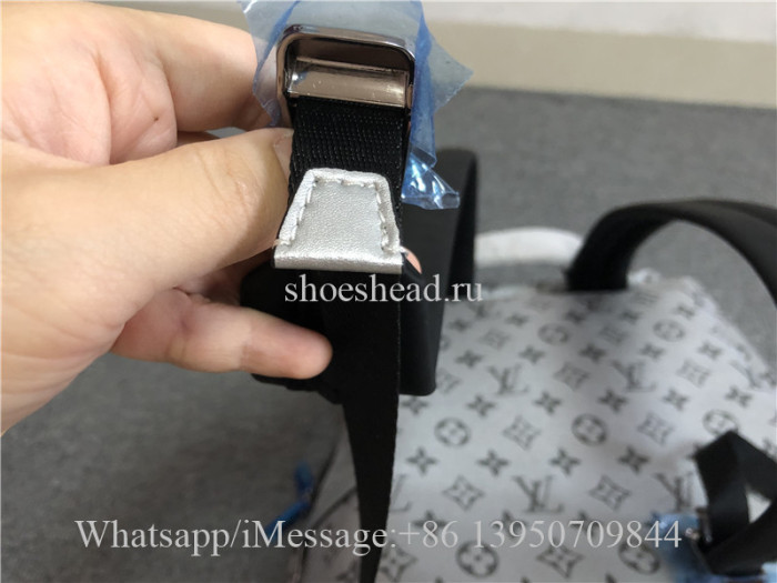 Original Louis Vuitton Monogram Silver Reflect Apollo Backpack