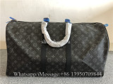 Original Quality Louis Vuitton Black Leather Travel Bag