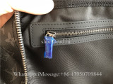 Original Quality Louis Vuitton Black Leather Travel Bag