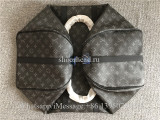 Original Quality Louis Vuitton Black Leather Travel Bag