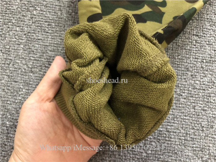 A Bathing Ape Bape Camo Green Pants
