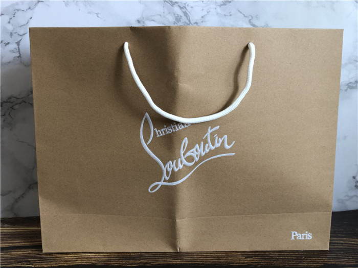 Christian Louboutin Spike High Boots Camel Brown Suede