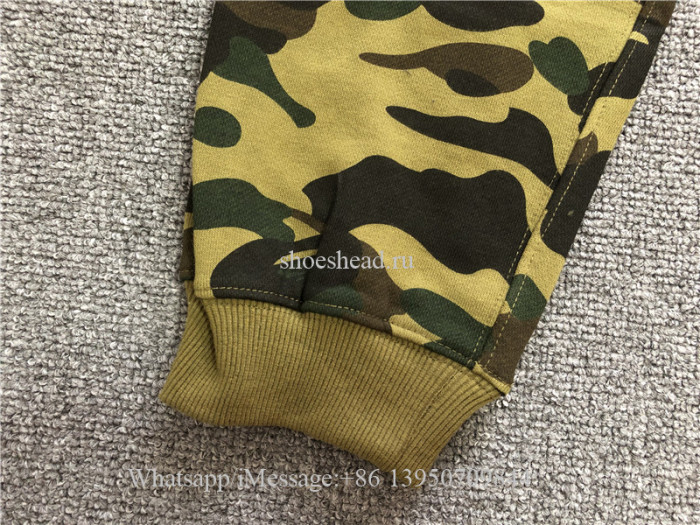 A Bathing Ape Bape Camo Green Pants
