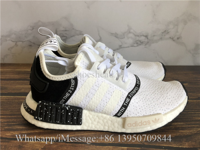 Real Boost Adidas NMD R1 Cloud White Core Black EF3326