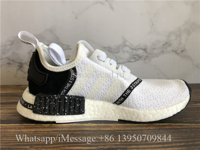 Real Boost Adidas NMD R1 Cloud White Core Black EF3326