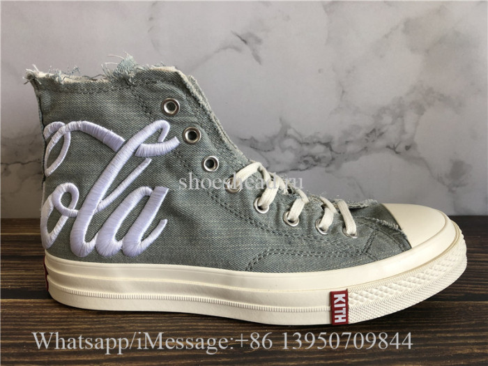 Kith x Coca-Cola x Converse Chuck Taylor 1970 Denim Blue