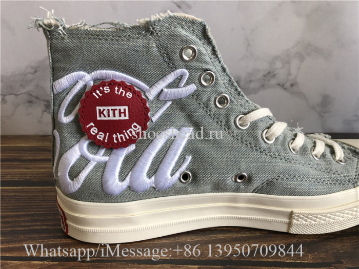 Kith x Coca-Cola x Converse Chuck Taylor 1970 Denim Blue
